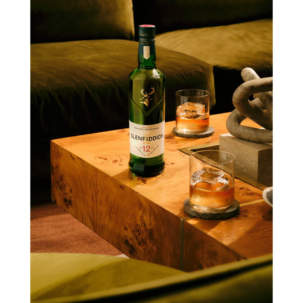 Glenfiddich 12 Year Old Speyside Single Malt Scotch Whisky ABV 40