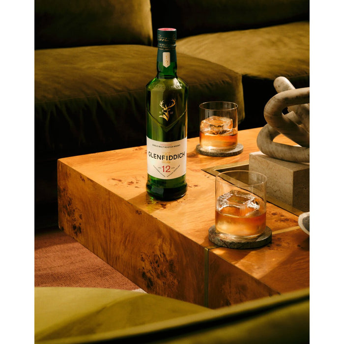 Glenfiddich 12 Year Old Speyside Single Malt Scotch Whisky ABV 40% 70cl with Gift Box