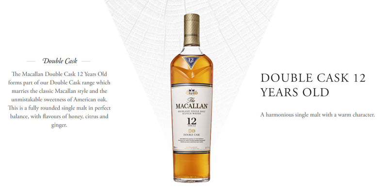 The Macallan 12 Year Old Double Cask Highland Single Malt Scotch Whisky ABV 40% 70cl with Gift Box
