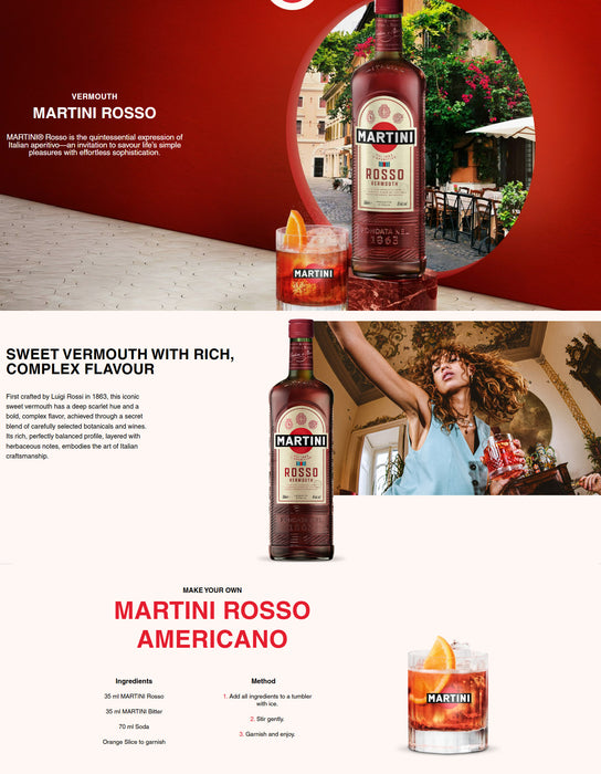 Martini Rosso ABV 15% 100cl