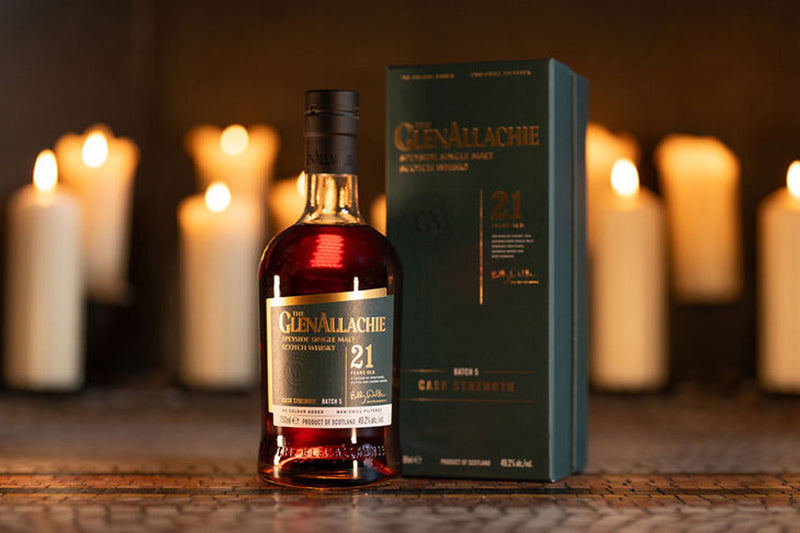 The GlenAllachie 21 Year Cask Strength Batch 6 Speyside Single Malt Scotch Whisky ABV 52.8% 700ml