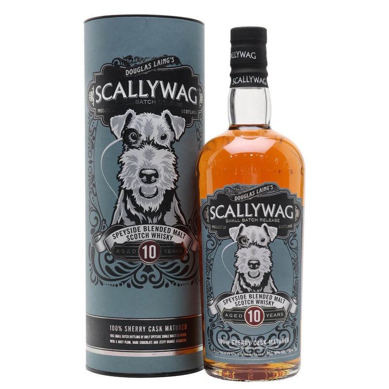 (Flash Sale - 60% off at check out) Douglas Laing's Scallywag 10 Years Old Speyside Blended Malt Scotch Whisky ABV 46% 70cl With Gift Box