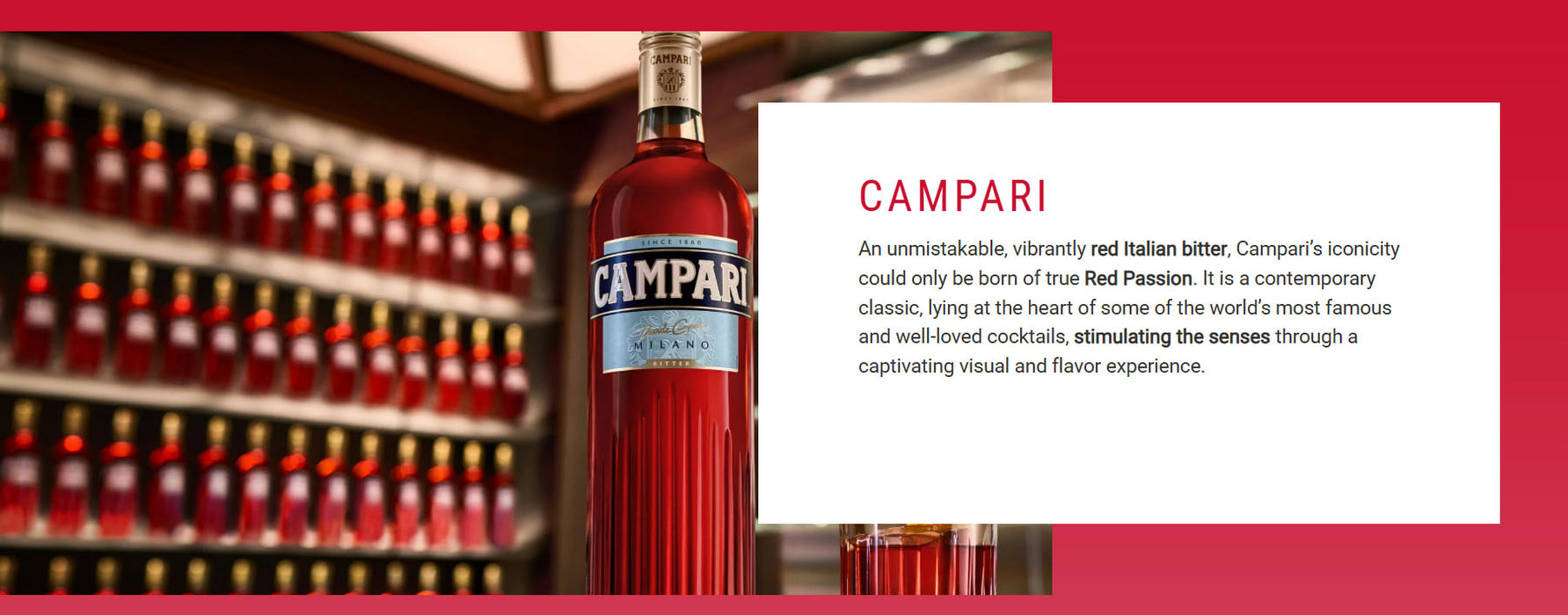 Campari Bitter ABV 28.5% 750ml