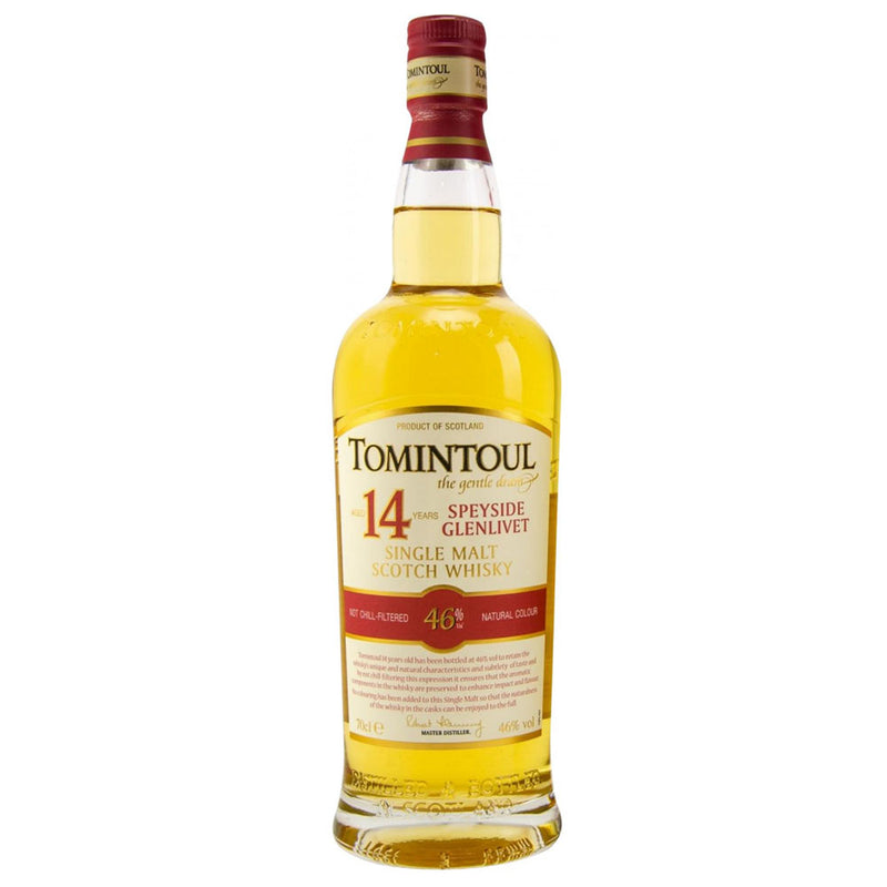 Tomintoul 14 Year Old Speyside Single Malt Scotch Whisky ABV 46% 700ml