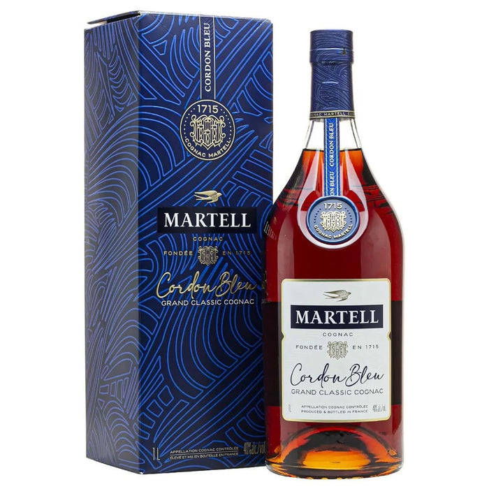 Martell Cordon Bleu ABV 40% 100cl (Agent Stock) with Gift Box Free Martell Dice Set