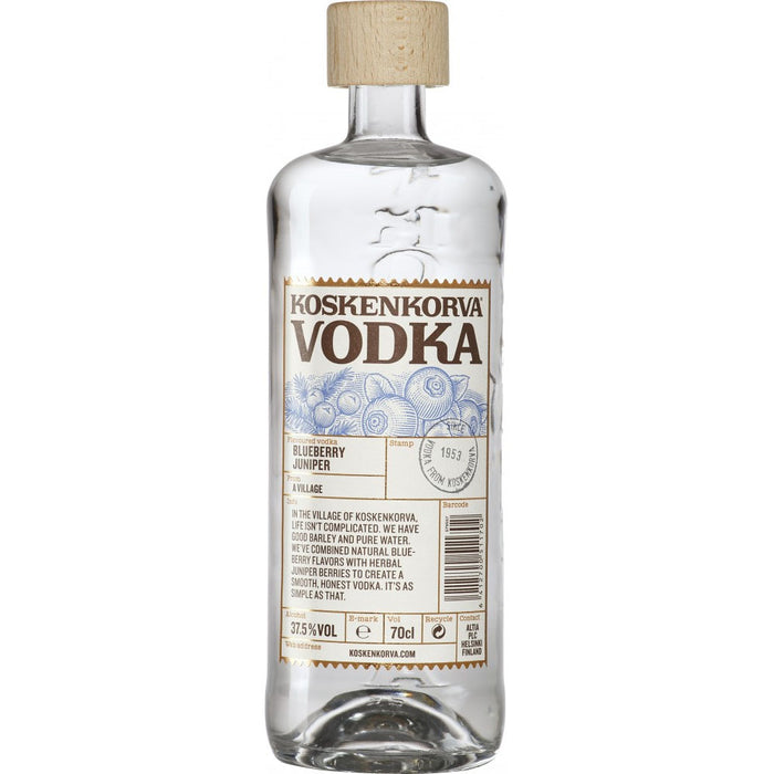 Koskenkorva Blueberry Juniper Vodka ABV 37.5% 700ml