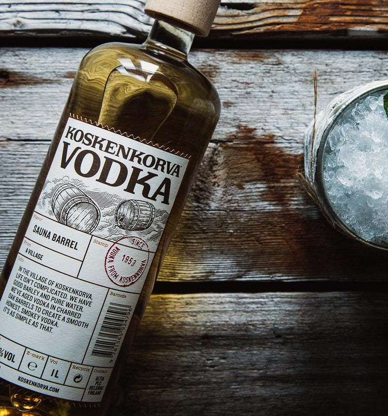Koskenkorva Sauna Barrel Vodka ABV 37.5% 700ml