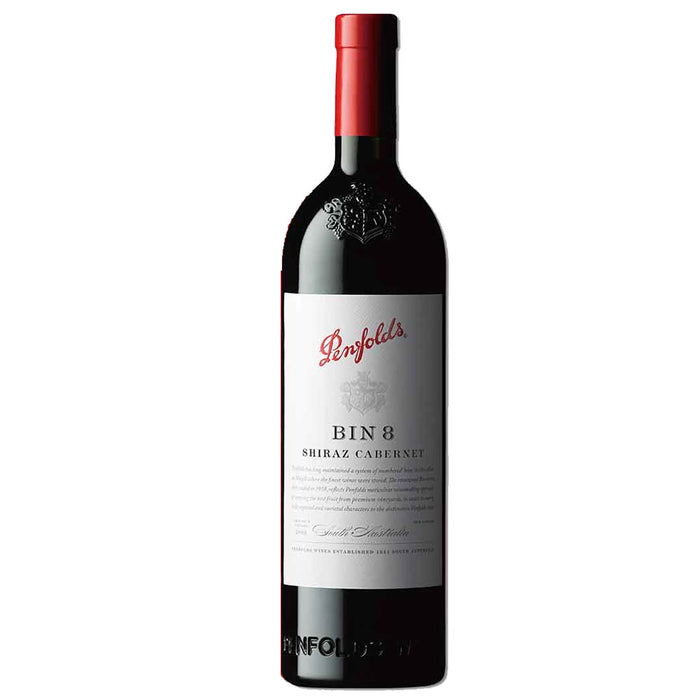 Penfolds Bin 8 Shiraz Cabernet ABV 14.5% with Limited Edition Box