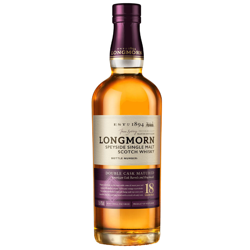 LONGMORN 18年 スコッチウイスキー Longmorn 18 Year Double Cask Matured American Oak Barrels ABV 48