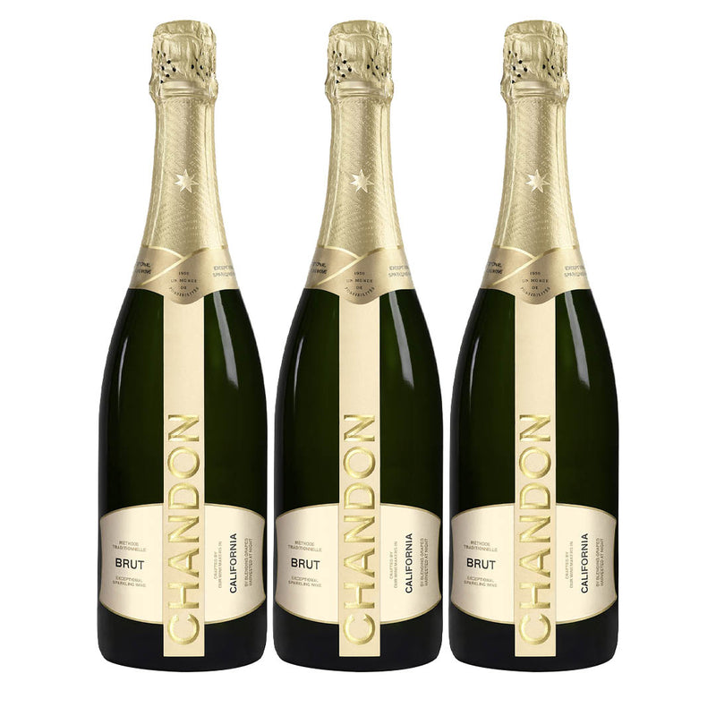 Chandon Sparkling Brut 750ml x 3 Bottles (Local Agent Stock)