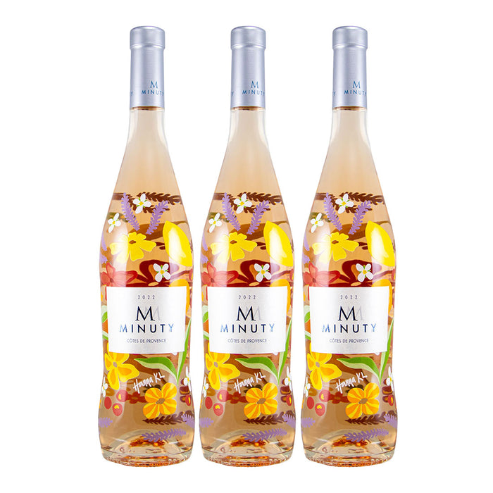 Bundle of 3 Bottles Minuty M Hanna Limited Edition Rose 750ml