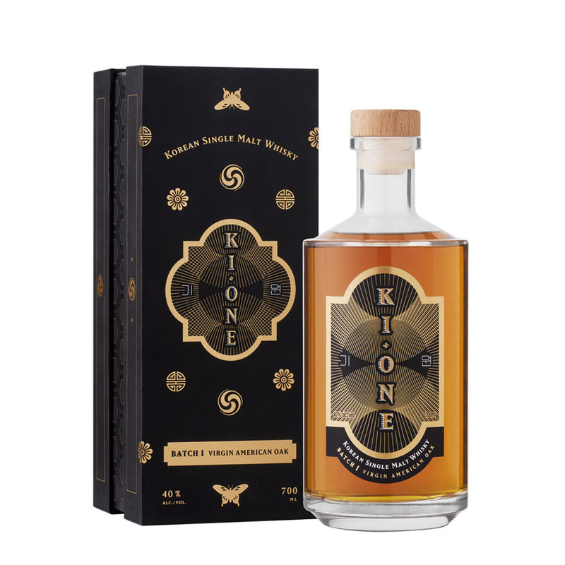 Ki One Batch 1 Virgin American Oak Korean Single Malt Whisky ABV 40% 700ml with Gift Box
