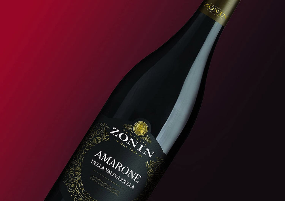 Bundle of 2 Bottles Zonin Amarone Della Valpolicella ABV 15.5% 750ml
