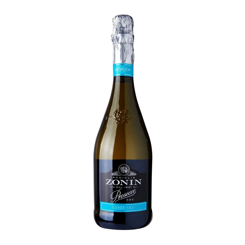 Zonin Prosecco Cuvee 1821 Sparkling Wine ABV 11% 750ml x 2 Bottles