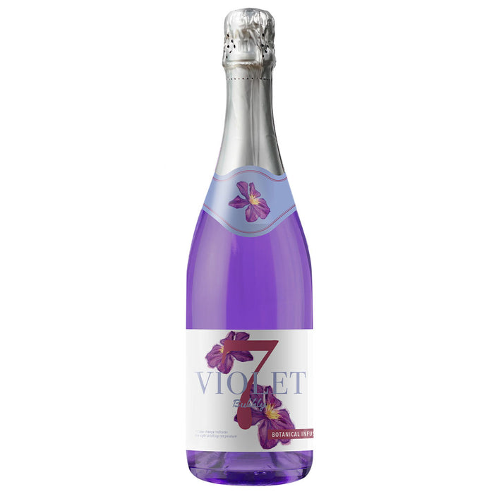 Violet 7 Botanical Infused Bubbly/Sparkling Wine 750ml