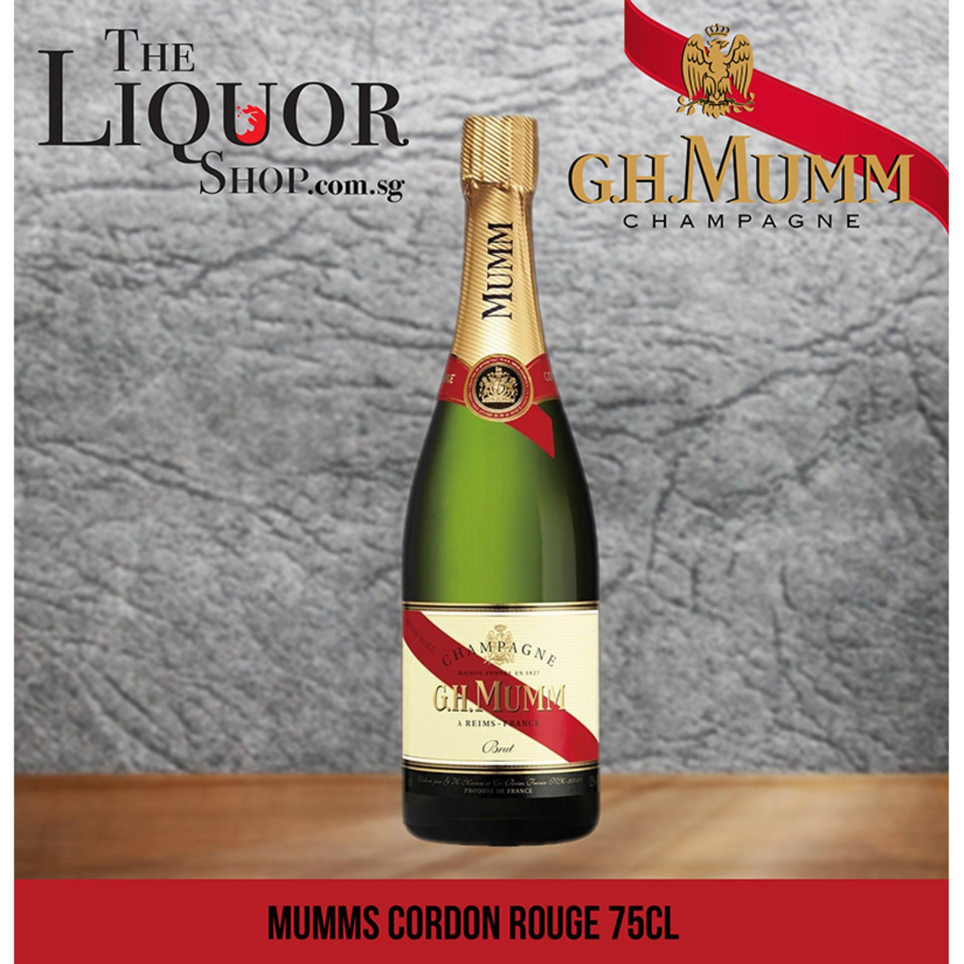 GH Mumm Cordon Rouge N.V Champagne 750ml — The Liquor Shop Singapore