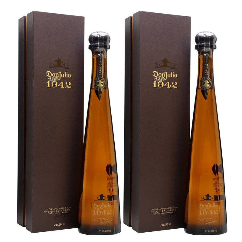 Bundle of 2 Bottles Don Julio 1942 Tequila 750ml with Box