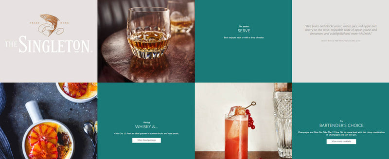 The Singleton of Dufftown 12 Year Old Single Malt Scotch Whisky ABV 40% 700ml x 2 Bottles+ Free Singleton Glass x 2