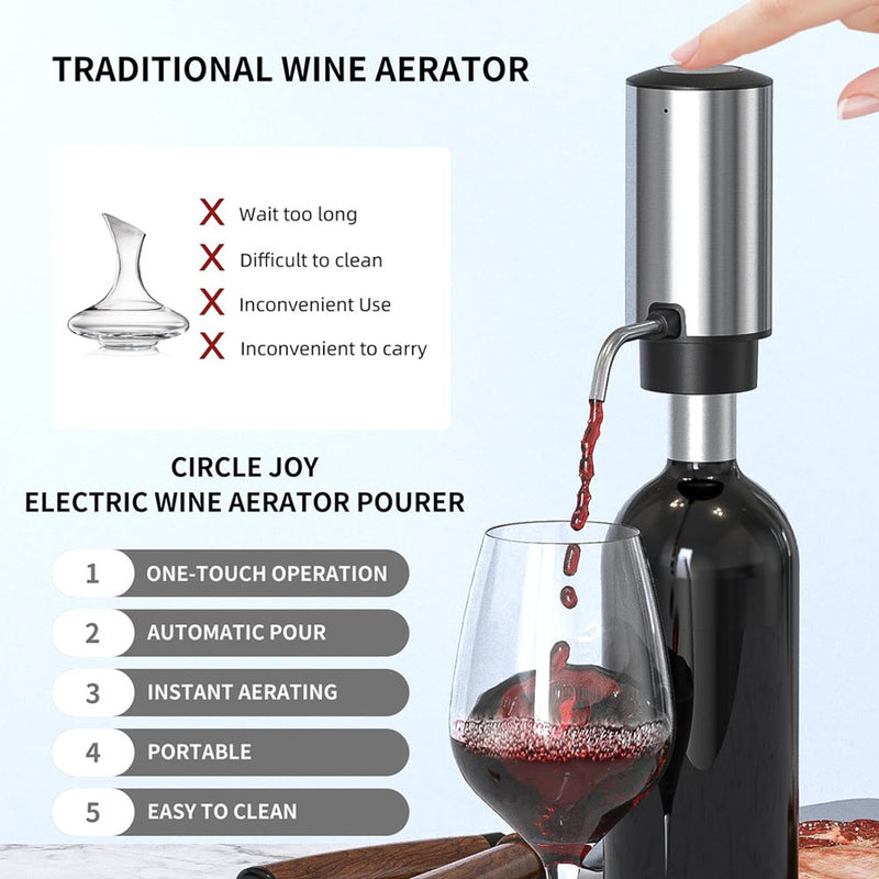 Electric Wine Aerator & Dispenser Rechargeable