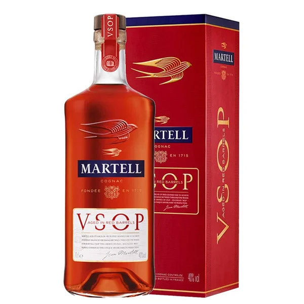Bundle of 2 Martell VSOP Aged in Red Barrels Cognac 700ml