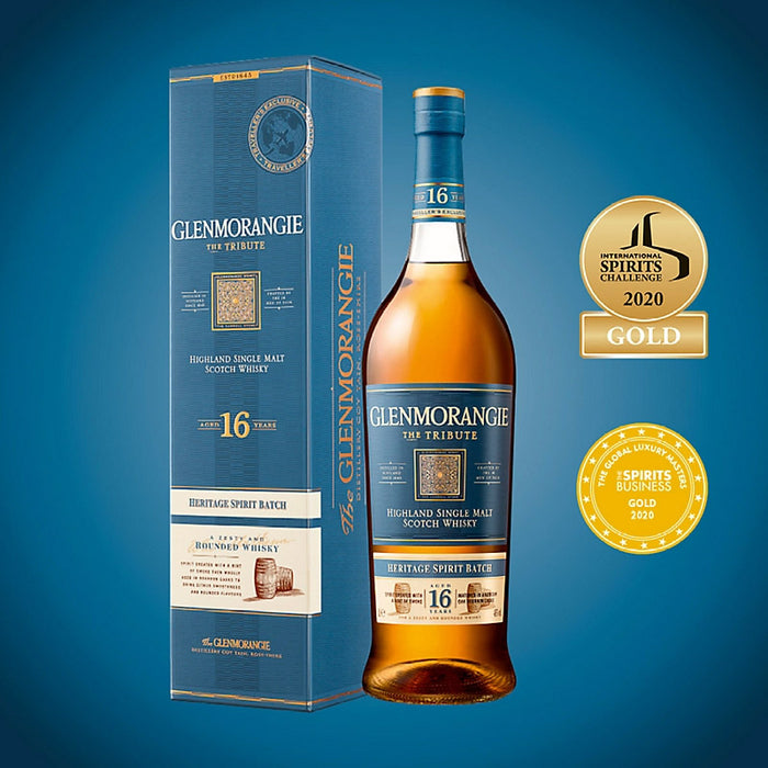 Glenmorangie Tribute 16 Years Old ABV 43% 1000ml with Gift Box (1L)