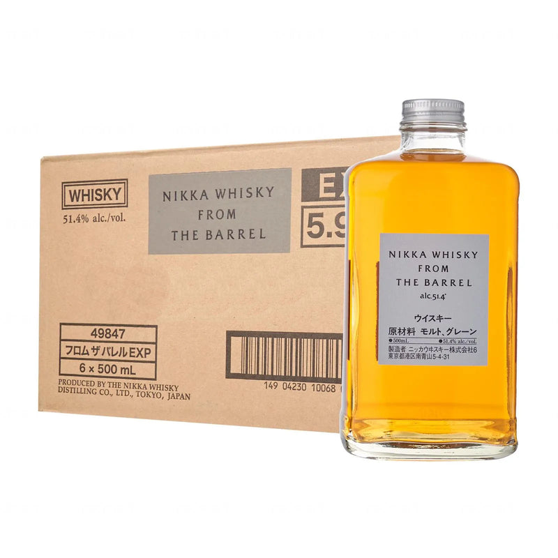 (Case of 6 Bottles) Nikka From The Barrel 500ml x 6 Bottles (With Box)