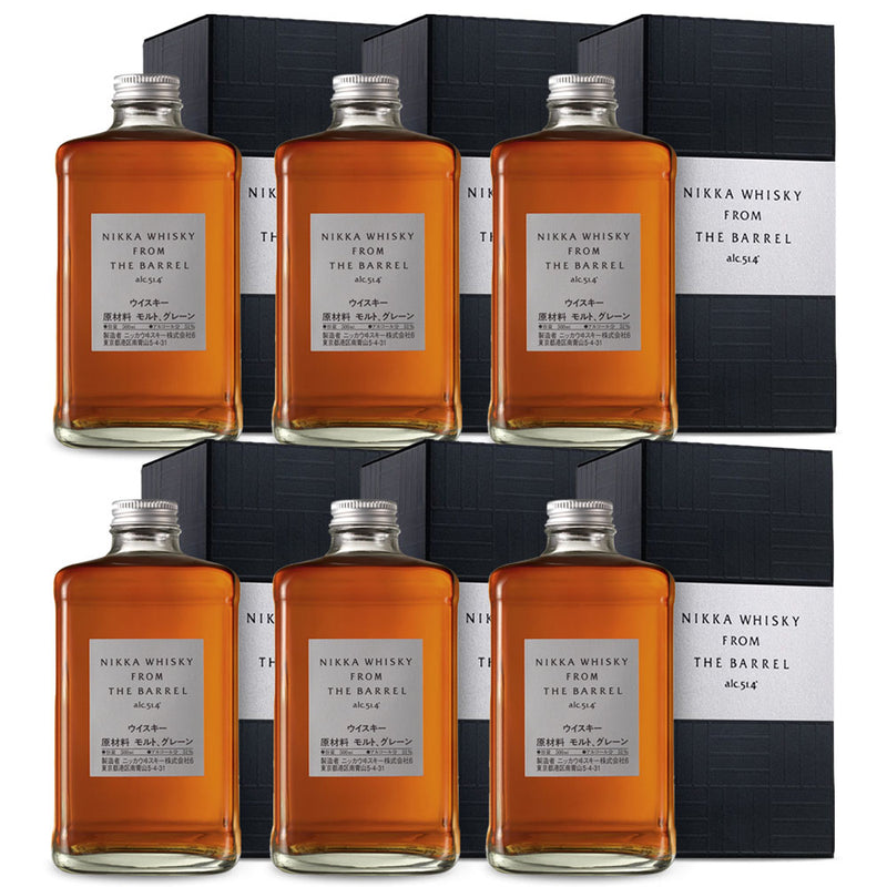 (Case of 6 Bottles) Nikka From The Barrel 500ml x 6 Bottles (With Box)