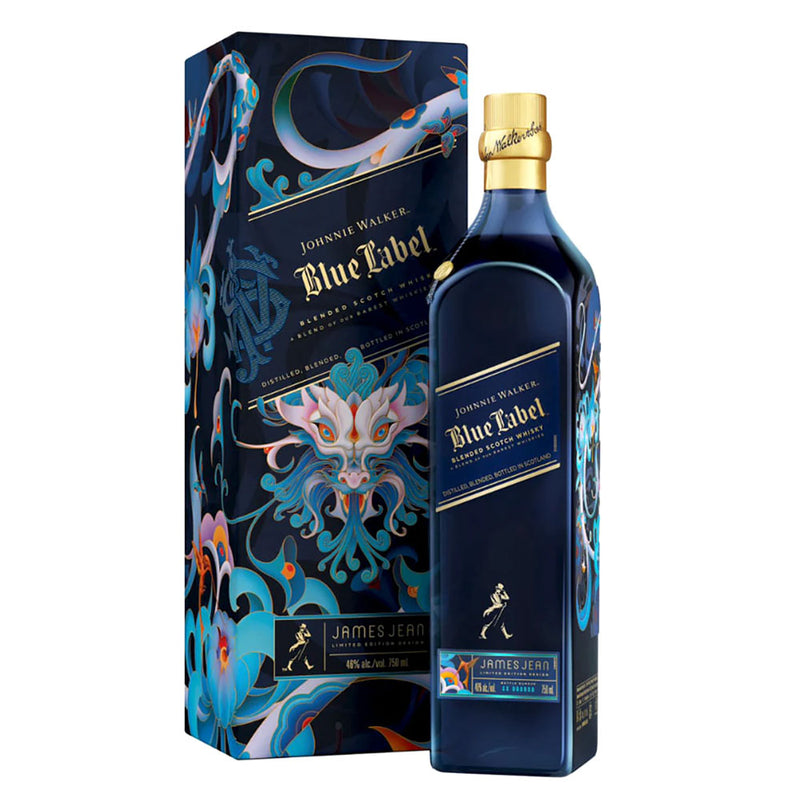 (Clearance) Johnnie Walker Blue Label Year of the Dragon 2024 Limited Edition 750ml with Gift Box (Bulk Qty Discount Available)