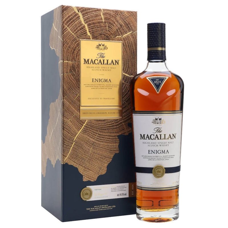 The Macallan Enigma Highland Single Malt Scotch Whisky ABV 40% 70cl with Gift Box