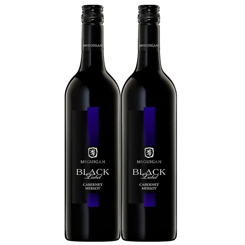 Mcguigan Black Label Cabernet Merlot ABV 13% 750ml x 2 Bottles