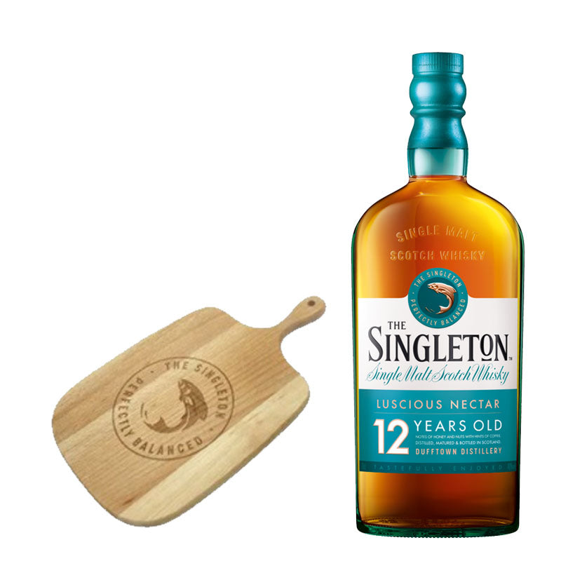 The Singleton of Dufftown 12 Year Old Single Malt Scotch Whisky ABV 40% 700ml + Singleton Cheeseboard