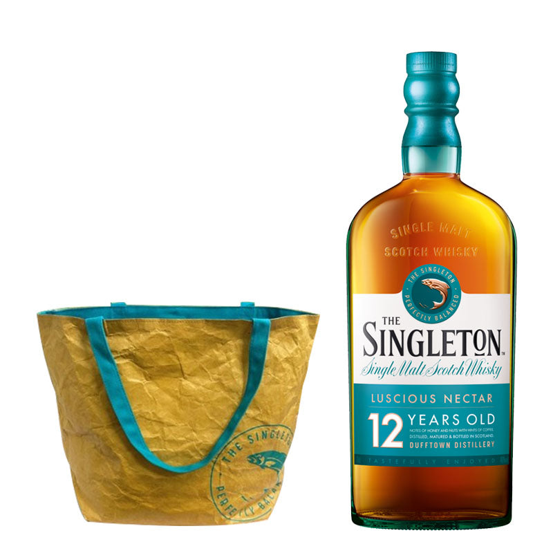 The Singleton of Dufftown 12 Year Old Single Malt Scotch Whisky ABV 40% 700ml + Singleton Reversible Bag