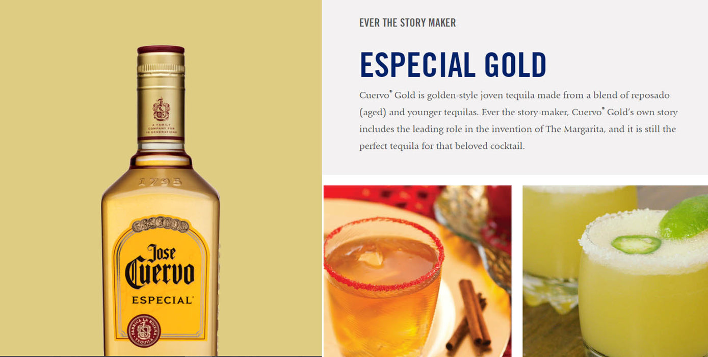 Jose Cuervo Especial Gold ABV 40% 750ml