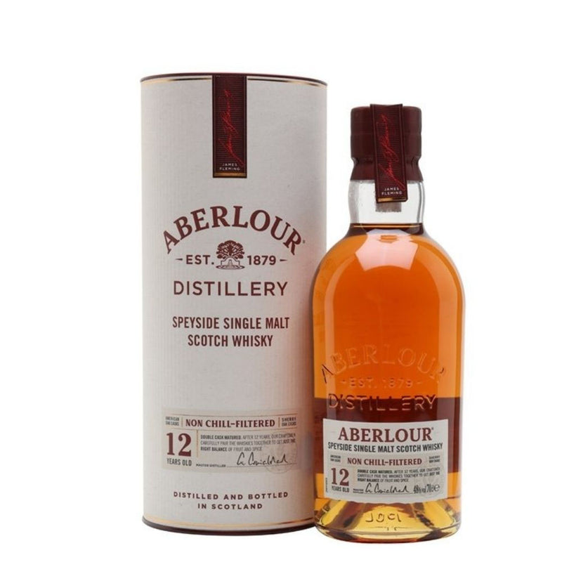 Aberlour 12 Year Old Non Chill Filtered Speyside Single Malt Scotch Whisky ABV 48% 700ml