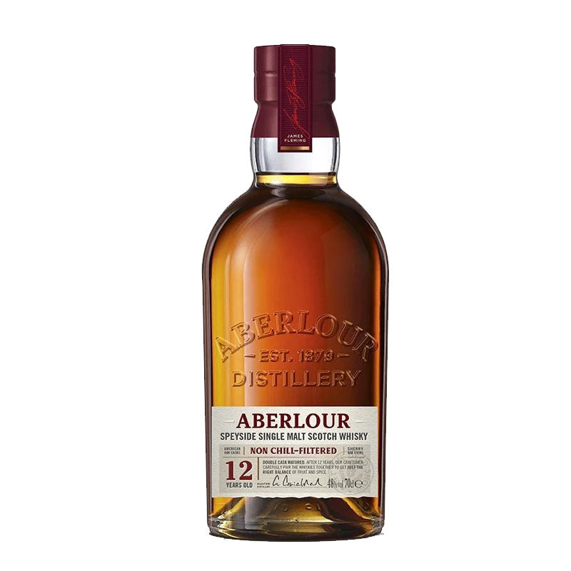 Aberlour 12 Year Old Non Chill Filtered Speyside Single Malt Scotch Whisky ABV 48% 700ml
