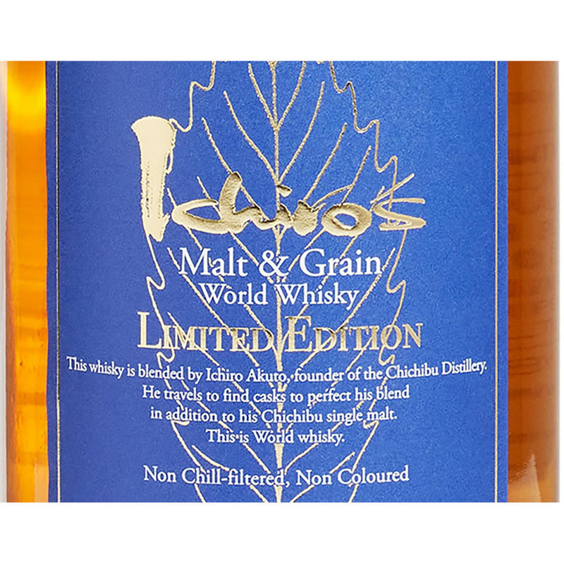 Ichiro's Malt & Grain World Blended Whisky Limited Edition ABV 48% 700ml with Gift Box