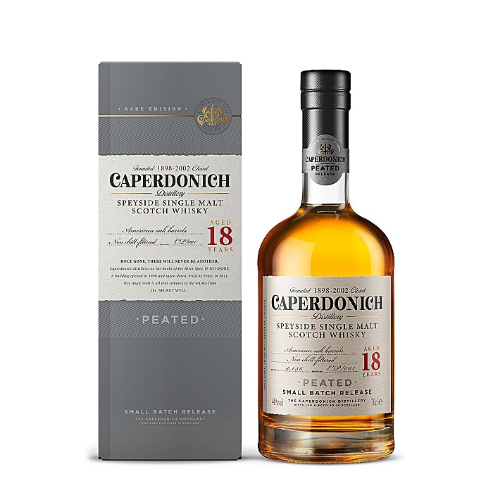 Caperdonich 18 Year Old (Peated) Speyside Single Malt Scotch Whisky ABV 48% 700ml (Closed Distillery)