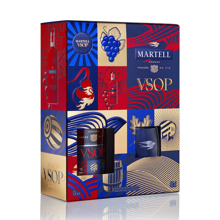 Martell VSOP 700ml Limited Edition 2024 with 2 Glasses Gift Pack