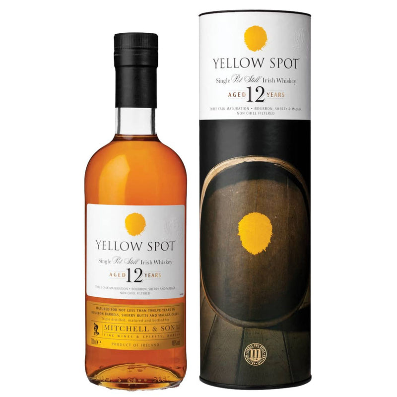Yellow Spot 12 Years Single Pot Still Irish Whiskey ABV 46% 700ml