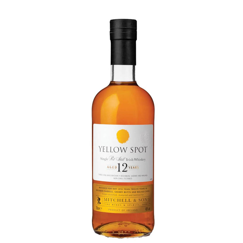 Yellow Spot 12 Years Single Pot Still Irish Whiskey ABV 46% 700ml