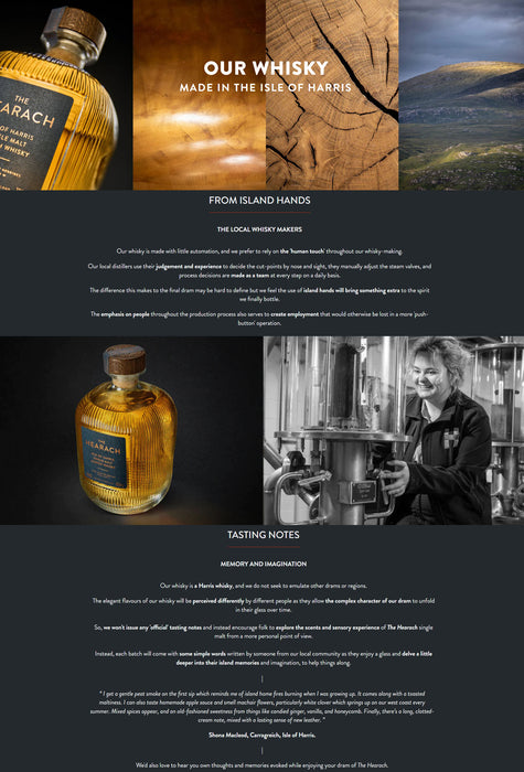 Isle Of Harris The Hearach ABV 46% 700ml