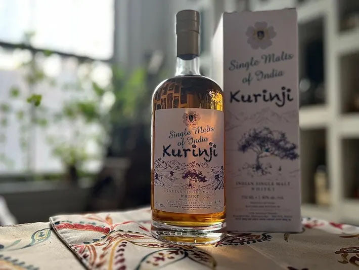 (EOY Sale - 10% off at Check Out) Amrut Kurinji Single Malts Of India ABV 46% 70cl With Gift Box