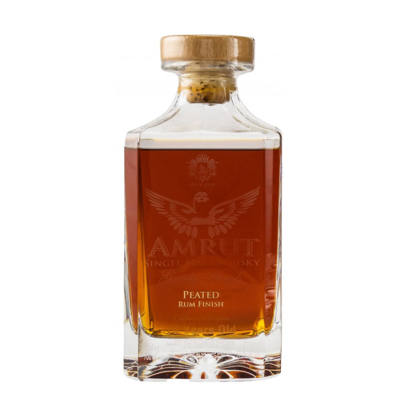 Amrut 10 Year Old Greedy Angels Peated Rum Finish 2019 Indian Single Malt Whisky ABV 57.1% 70cl With Gift Box