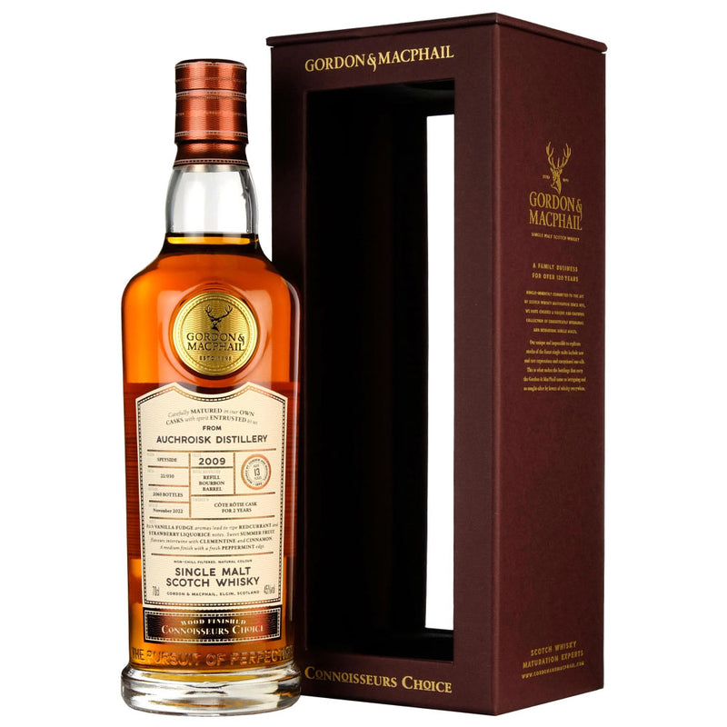 Auchroisk 2009 13 Year Old Wood Finish (Cote Rotie Cask) Connoisseurs Choice ABV 45% 700ml (Gordon & Macphail)