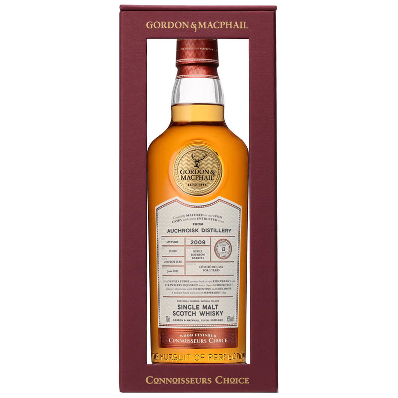 Auchroisk 2009 13 Year Old Wood Finish (Cote Rotie Cask) Connoisseurs Choice ABV 45% 700ml (Gordon & Macphail)