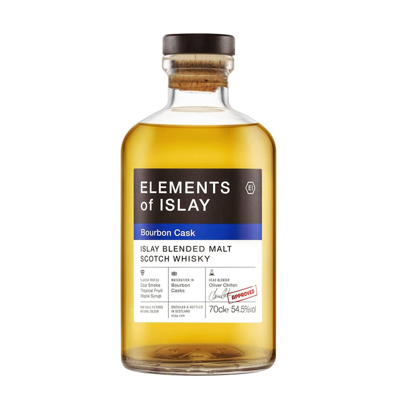 Elements Of Islay Bourbon Cask Blended Malt Scotch Whisky ABV 54.5% 700ml