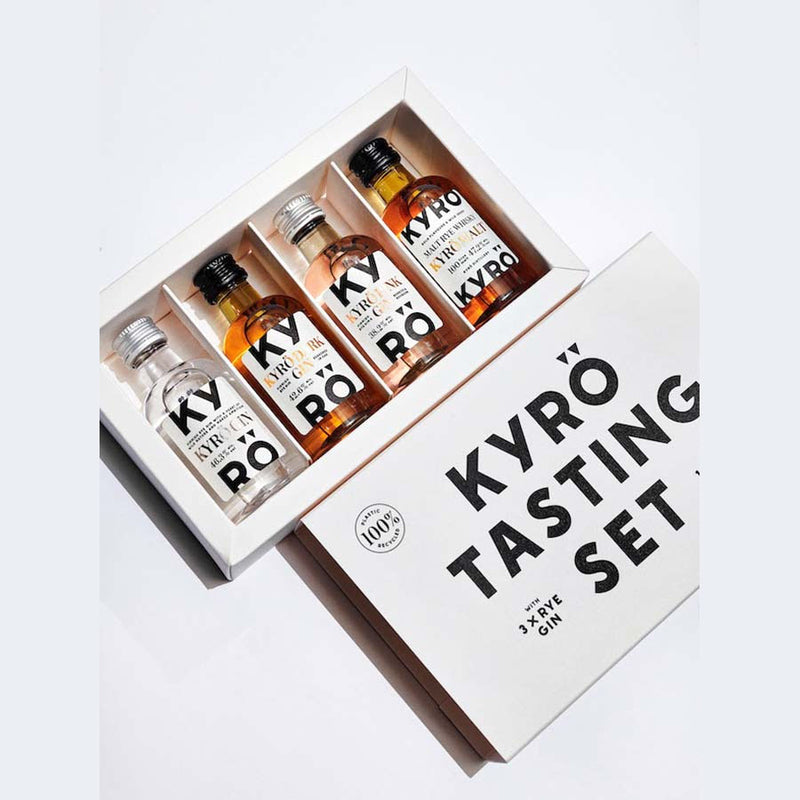 (Tasting Set) Kyro Gin 4x50ml Tasting Kit (Original 46.3% / Dark 42.6% / Pink 38.2% / Malt 47.2%)