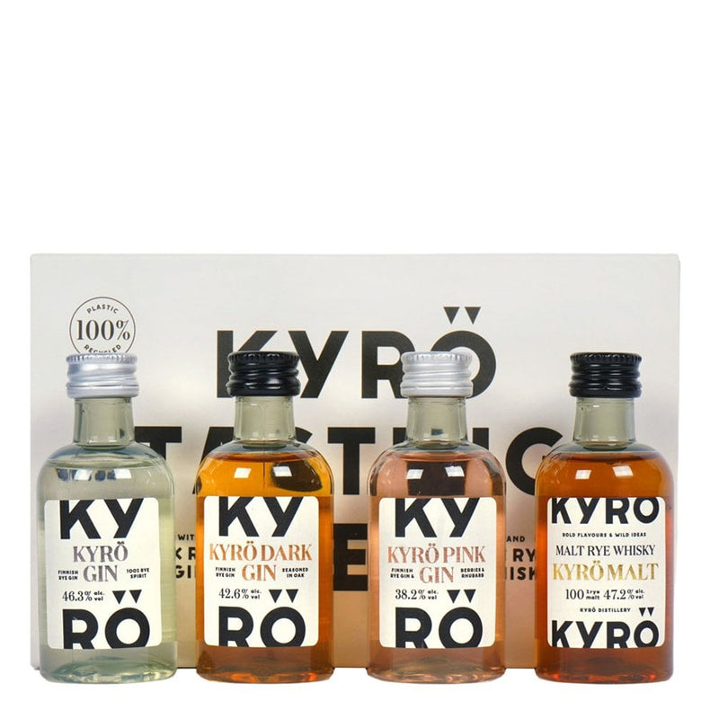 (Tasting Set) Kyro Gin 4x50ml Tasting Kit (Original 46.3% / Dark 42.6% / Pink 38.2% / Malt 47.2%)