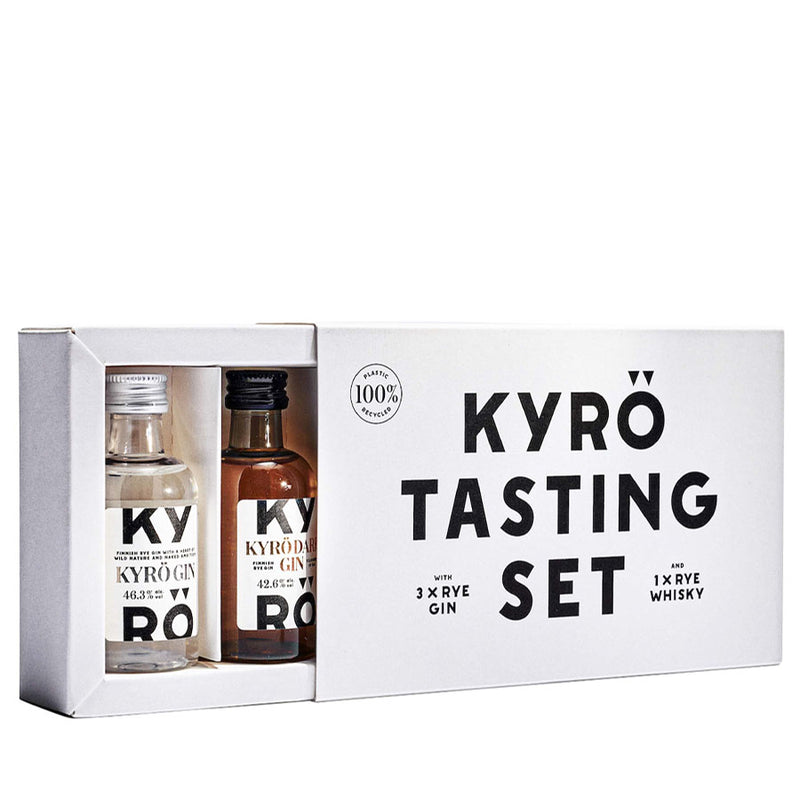 (Tasting Set) Kyro Gin 4x50ml Tasting Kit (Original 46.3% / Dark 42.6% / Pink 38.2% / Malt 47.2%)