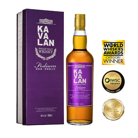 Kavalan Podium Single Malt Whisky ABV 46% 1000ml (1L)